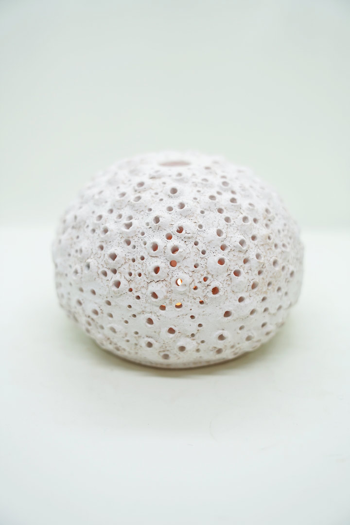 Riccio porta candela — Artelier Matera ceramiche e dipinti artigianali Matera